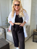Double Take Full Size Sleeveless Straight Jumpsuit