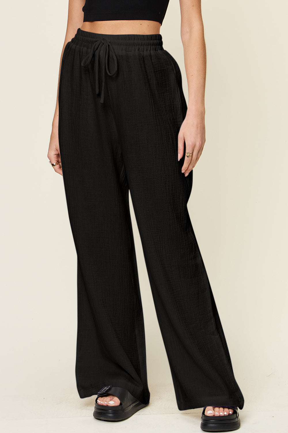パンツ todayful Double Waist Trousers 38 High Waisted Denim Trouser – Another Tomorrow