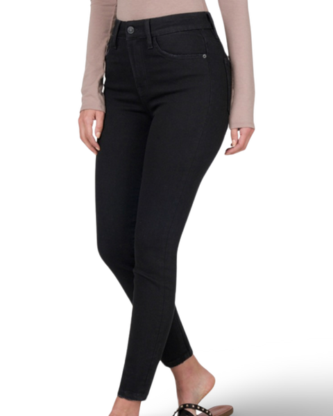 Ultra Flex Stretch Jeans in Black Denim