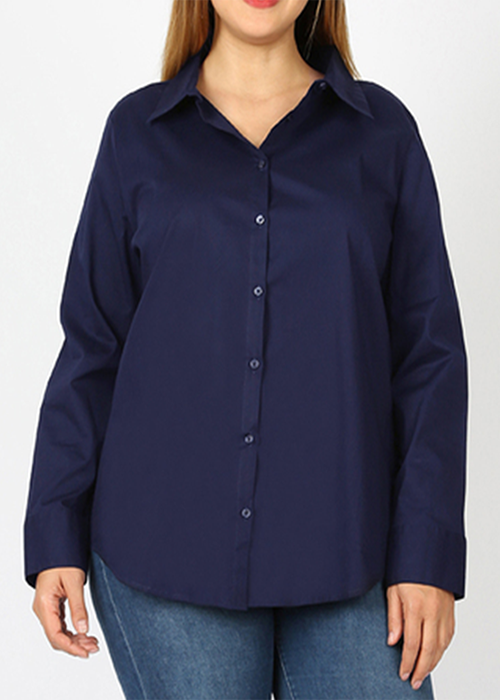 Navy blue dress 2024 blouse