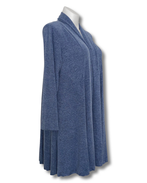 How ‘Bout a Spin Flared Cardigan Sweater in Blue
