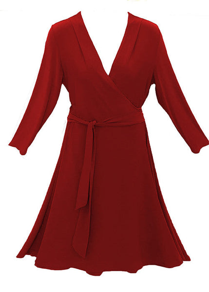 It’s a Wrap Dress in Red Hot