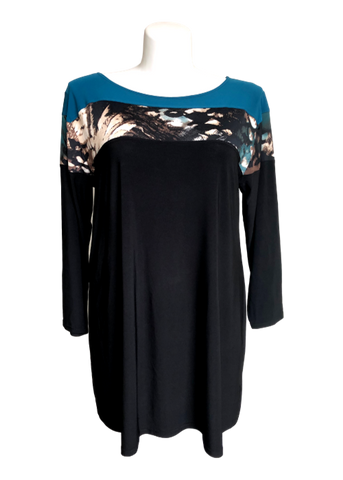 Fall travel dress for petite plus size.