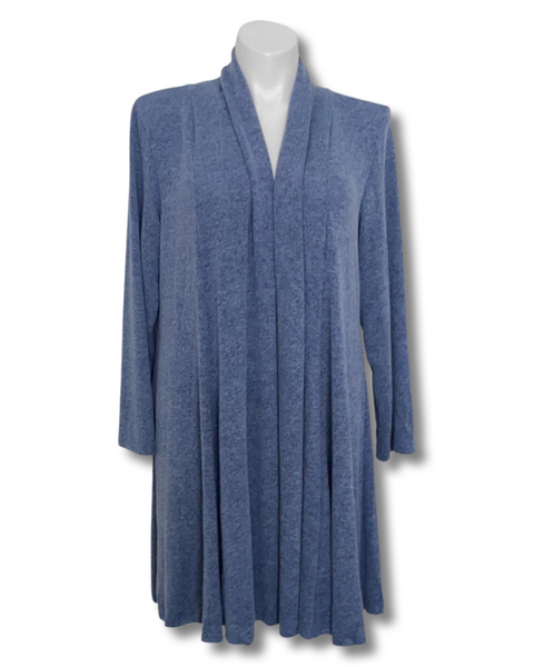 How ‘Bout a Spin Flared Cardigan Sweater in Blue