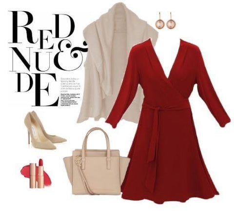 It’s a Wrap Dress in Red Hot