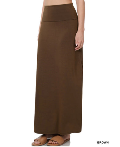 Take On Me Convertible Skirt in Coffee Brown