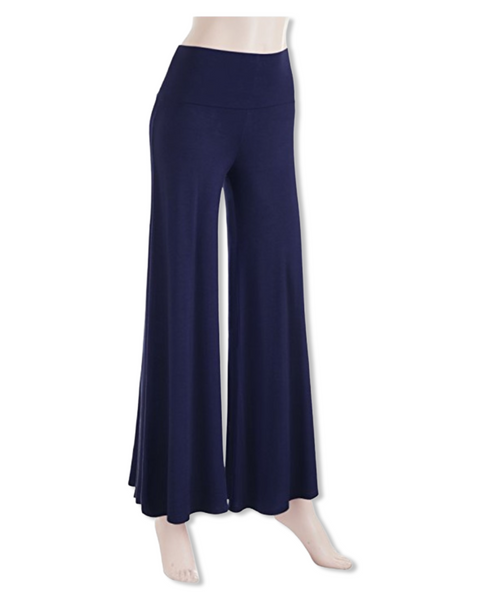 Palazzo Pant in Navy Blue
