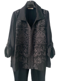 Midnight Dream Embroidered Tunic Top
